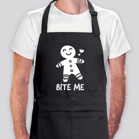 Avental homem “BITE ME”